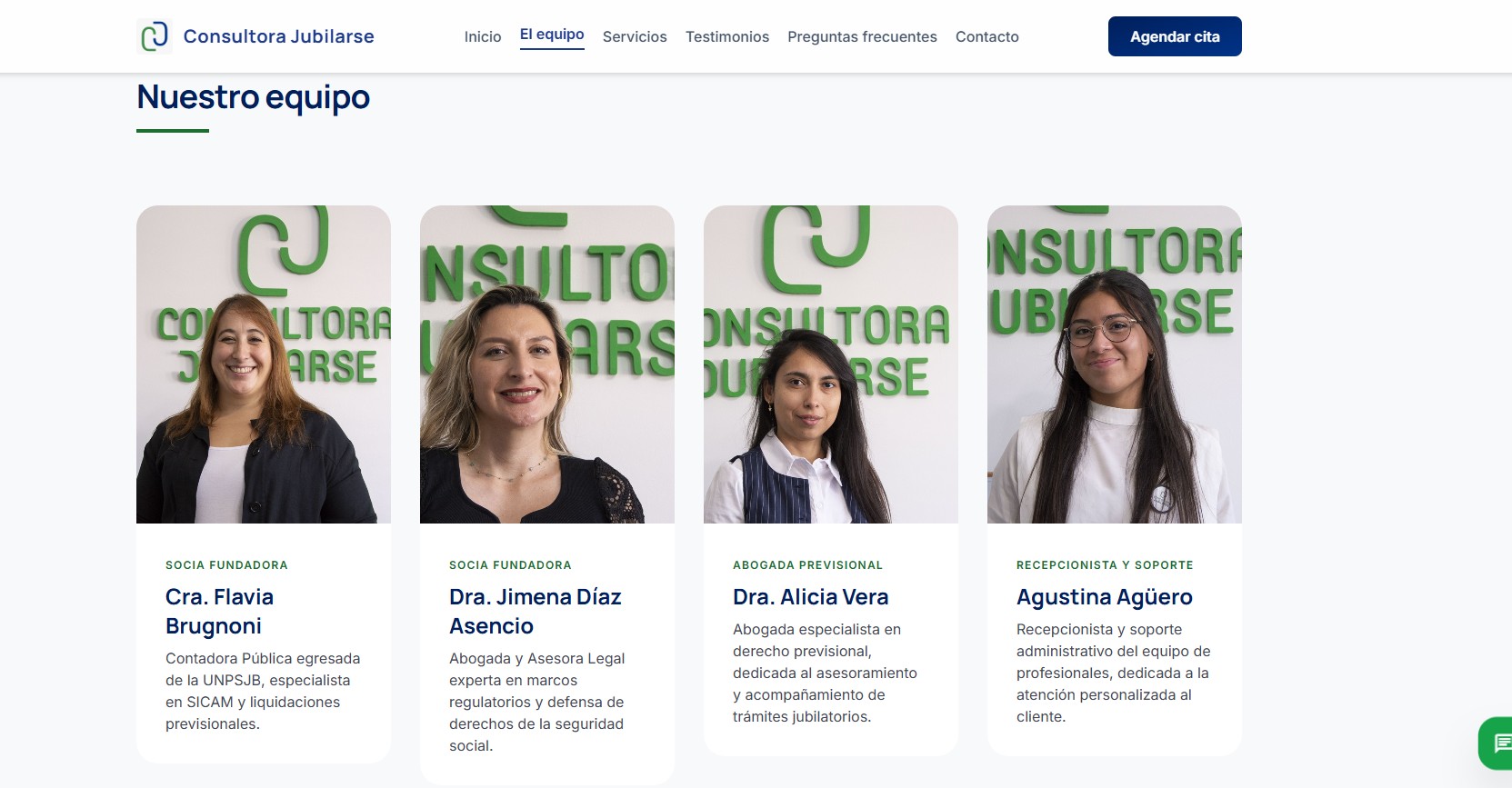 Equipo de Consultora Jubilarse